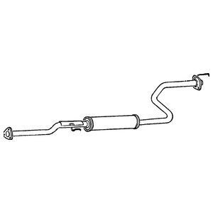 Klarius centre exhaust pipe - klarius,