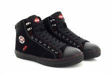 Lee Cooper LC022 Hi Top Hiker Leather Safety Toe Cap Ankle Boots + Free Socks