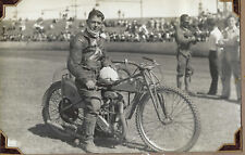 Antique vintage speedway race motorcycle J.A.P photograph original 30s 40s #31