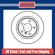 2x Brake Discs Vented For BMW