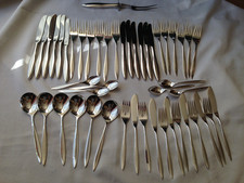 Vintage Canteen of 49 Pieces  Oneida Community Plate Serenade