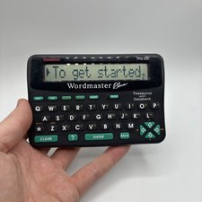 Franklin Spell Checker Wordmaster Plus TPQ-200 Thesaurus Databank Tested