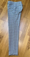 Womens smart checked trousers
