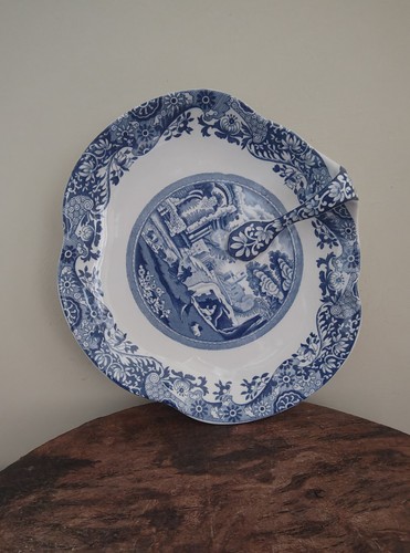 Spode blue italian serving - italian,