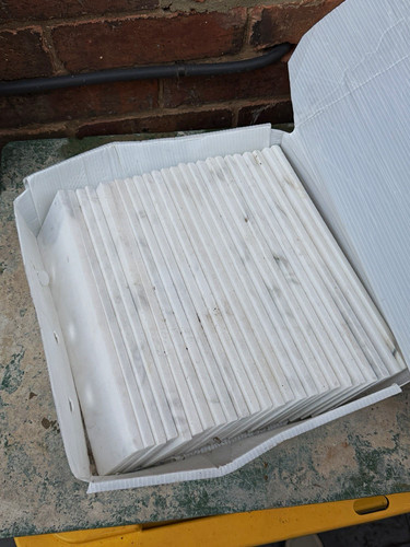 Honed marble split box - honed,