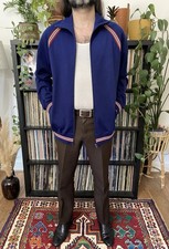 Vintage 1980s Navy Knit Track