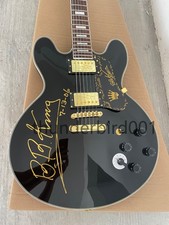 Black BB-King "Lucille" Model Jazz Electric Guitar Gold Hardware Rosewood Finger