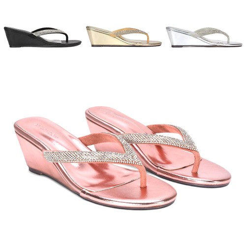Womens low wedge mule - wedge, sandals