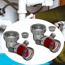 Visible sink drain backflow - visible,
