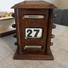Antique Wooden Perpetual Desk