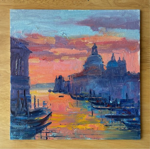 Venice sunset the salute - sunset,