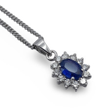 18ct Gold Diamond Pendant -