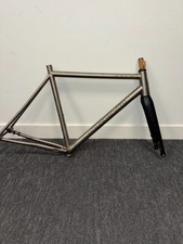 Holdsworth Helm Titanium Road Frame With Carbon Fork - 53cm - Warped Rear Stay