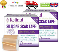 2 x Silicone Scar Plasters