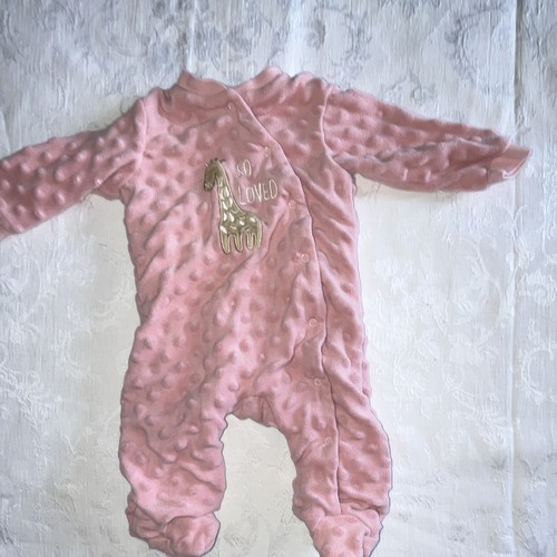 Kyle deena pink minky footed - deena,