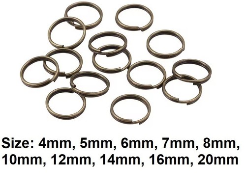 Bronze keyring split - split, rings