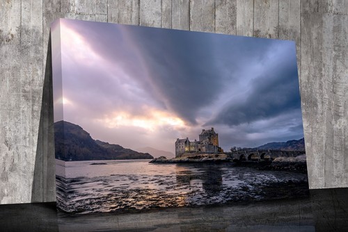 Eilean donan castle dramatic - donan,