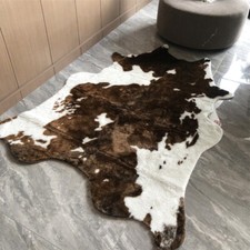 Faux Cow Print Area Rug