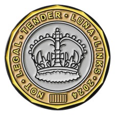 Pound Coin Golf Ball Marker