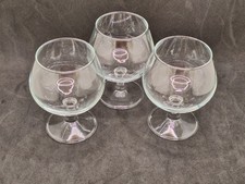 3 x Mini Brandy Sniffer Glasses