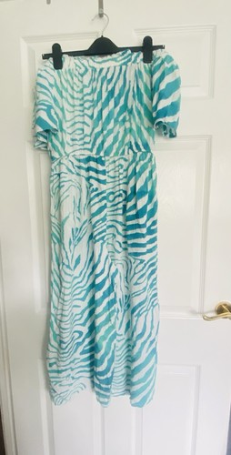 Next teal green zebra print - next,