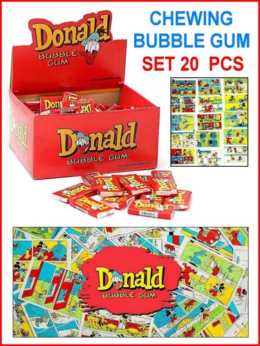 Donald gum chewing bubble - chewing,