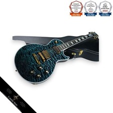 Gibson Custom Shop 1968 Les Paul Custom 3A Quilted Maple Top Electric Guitar