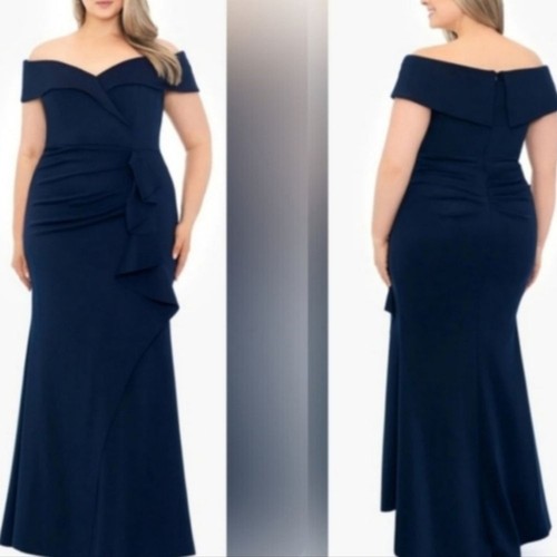 Xscape size navy - 16, blue