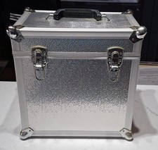 Gorilla   12" Vinyl Record Box Storage Carry Flight Case-USED No Keys-SEE VIDEO