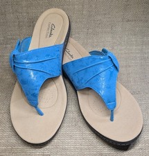 Clarks Laurieann Rae Womens Sandals Size 12 Wide Comfort Cushion Casual