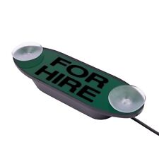 Lettercraft Taxi 'FOR HIRE' Windscreen light - Green - LED Sign For Taxi Meter