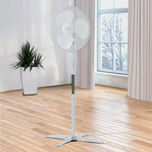 Pifco stand fan white - 16",