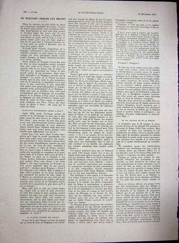 Original old vintage print ski - original,