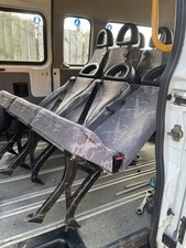 Mini Bus Seats With Fitted Seatbelts Can Be Single Or Up To 4 Long 10 In Total
