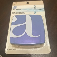 Almay Line Smoothing Pressed Powder Compact LIGHT 100 - 35 oz NEW BOXED