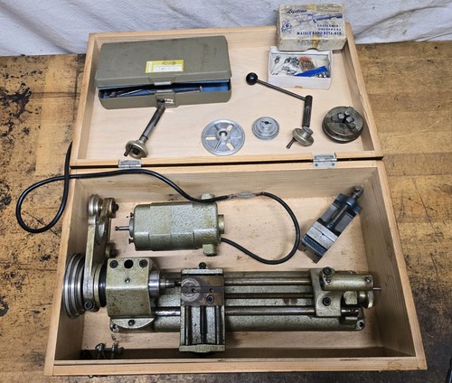 Unimat mini lathe with - mini,