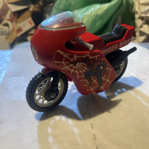 1980s vintage spiderman - spiderman, bike