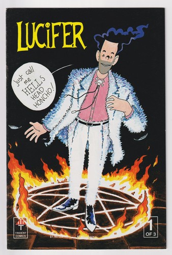 Trident comics lucifer 1990 - comics,