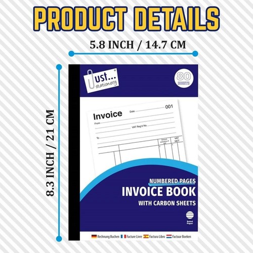 Just stationery invoice book - invoice,