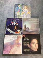 5 x Classical Box Sets - La Forza, Chenier, Cenerentola, Aida  Vinyl Album 12"