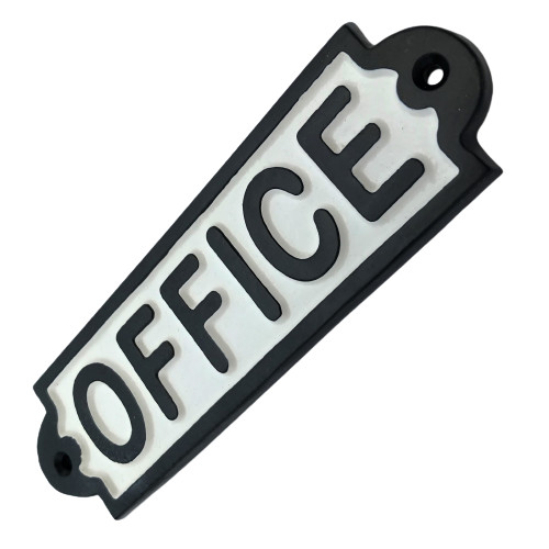 Handmade office sign - handmade, iron