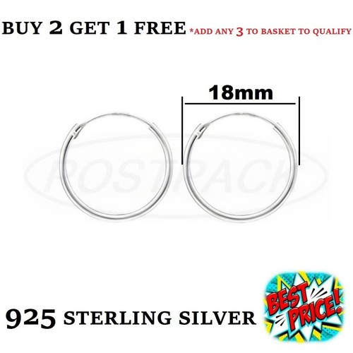 925 sterling silver hoop - 925,