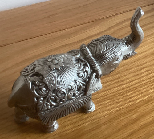 Elephant figurine statue with - elephant,