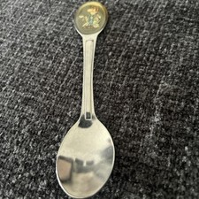Vintage Tetley Tea Folk Tea Spoon 