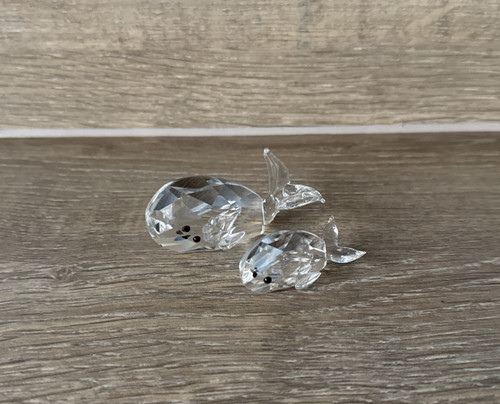 Swarovski crystal whales - swarovski,