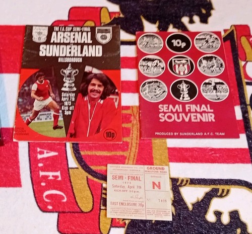 Rare sunderland 1973 cup - 1973, fa