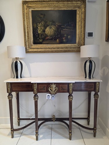 Ornate console table with - ornate,