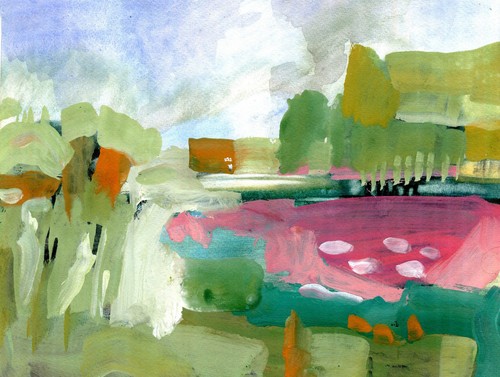 The red pond - the, pond,