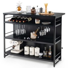 Industrial Home Bar Unit with