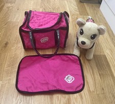 chi chi love Chihuahua  soft toy plush with  bag and dress